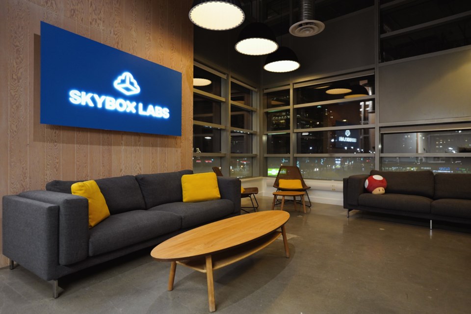 The lobby of SkyBox Labs' new Metropolis at Metrotown studio, one of two the company is  launching in Burnaby.                         