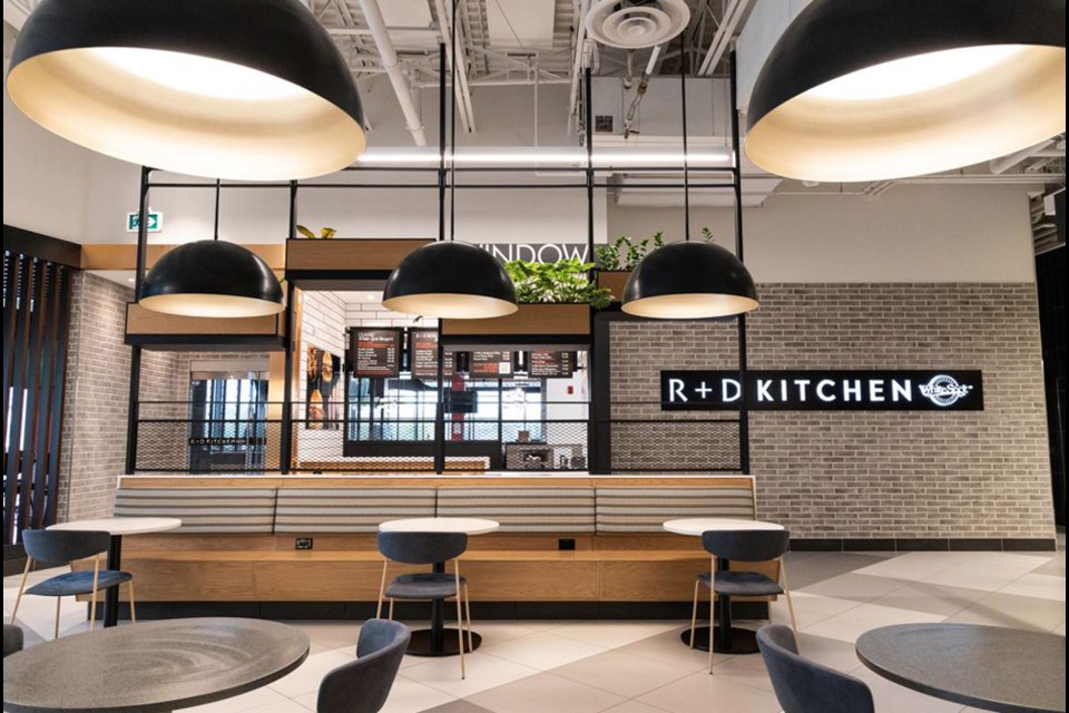 R+D Kitchen is a new concept for White Spot and it’s located on the far west side of the Tables food court.