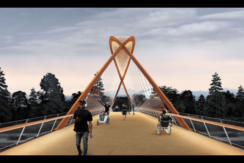 The City of Burnaby is almost ready to begin construction on the Highway 1 pedestrian and bike overpass.