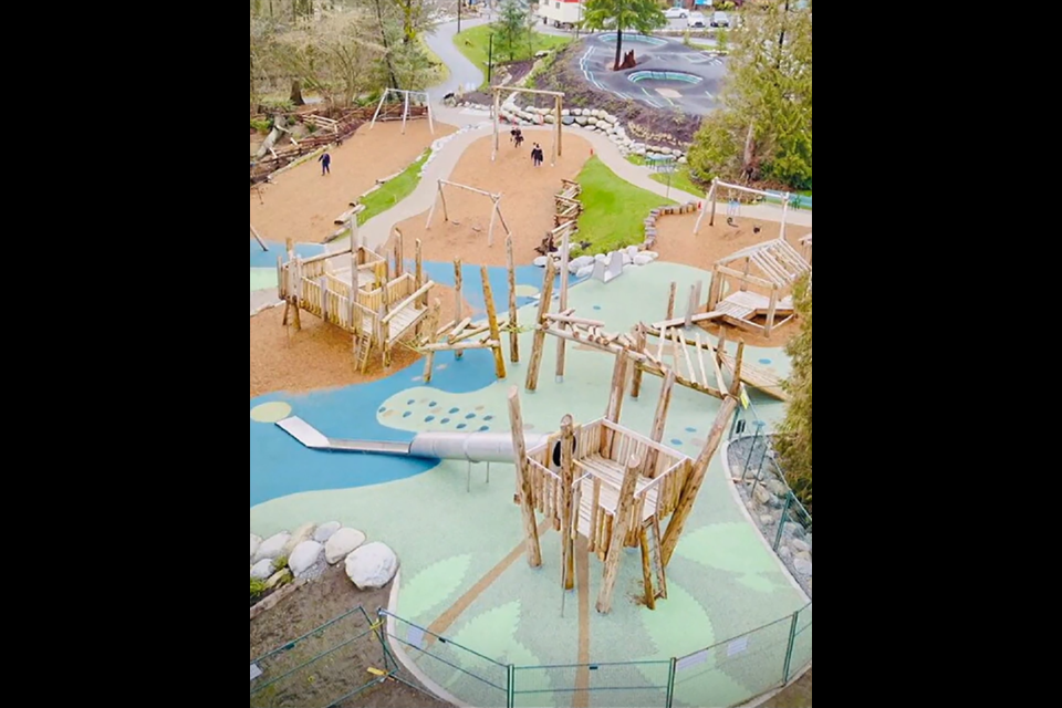 An example of a 'destination playground' from the City of Burnaby's staff report.