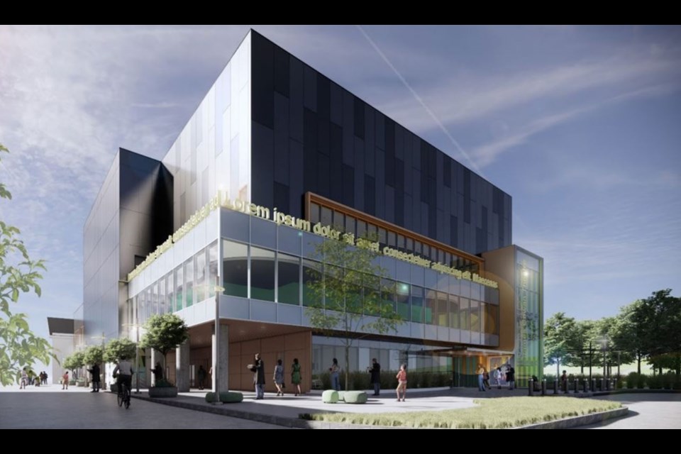 Rendering for the new James Cowan Theatre at Burnaby's Shadbolt Centre for the Arts.