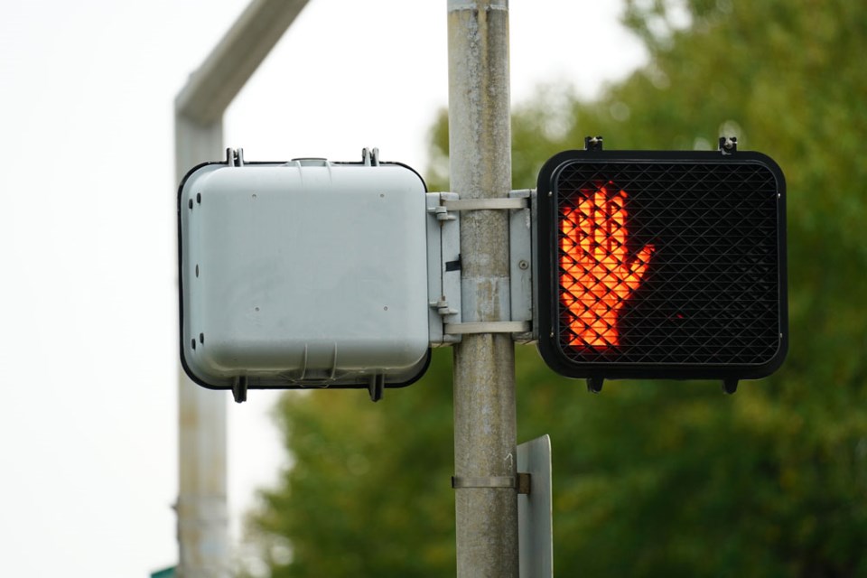 redhandcrosswalk