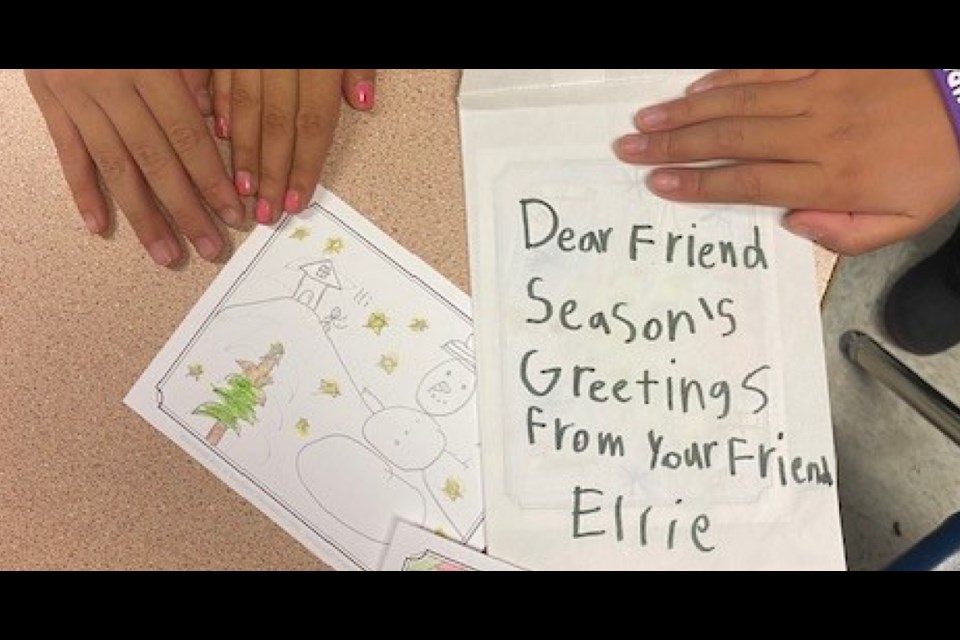 Operation Elf will send more than 2,500 cards and artworks by Burnaby students to local seniors this holiday season.