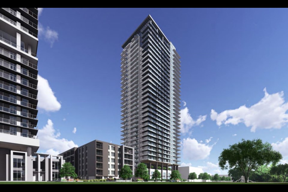 A rendering of the proposed 33-storey development for Metrotown.