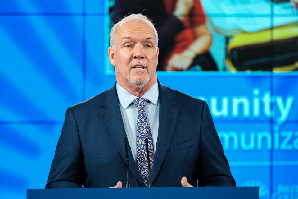 Premier John Horgan March 24