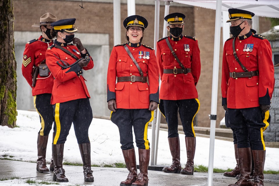 Burnaby Rcmp S First Female Top Cop Gets Emotional Send Off Burnaby Now