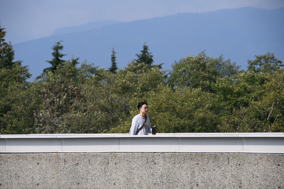 Students have returned to Simon Fraser University's Burnaby Mountain campus.