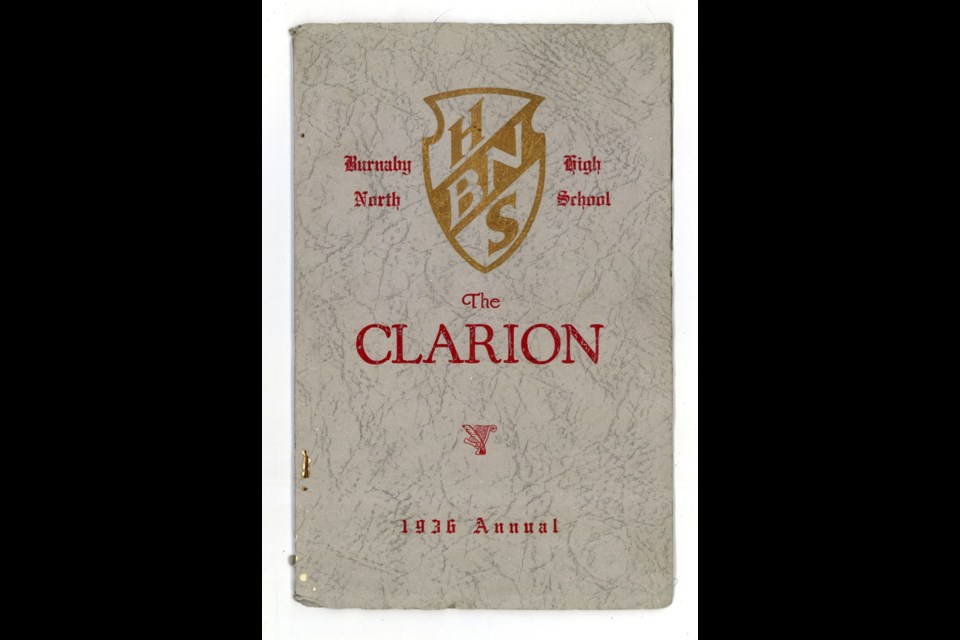 A 1936 Burnaby North High School annual was saved from being lost to history by a Surrey man recently.
