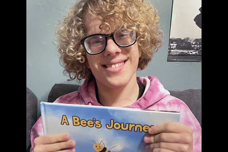 Alpha Secondary School Grade 10 student Scott Mallinson published A Bee's Journey in December.