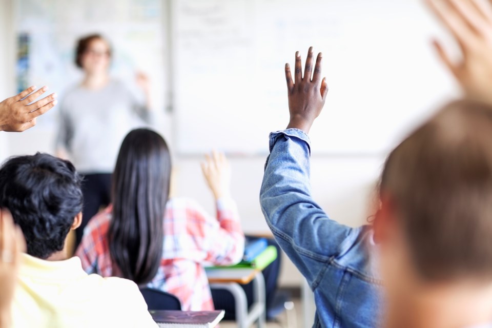 Students in classroom