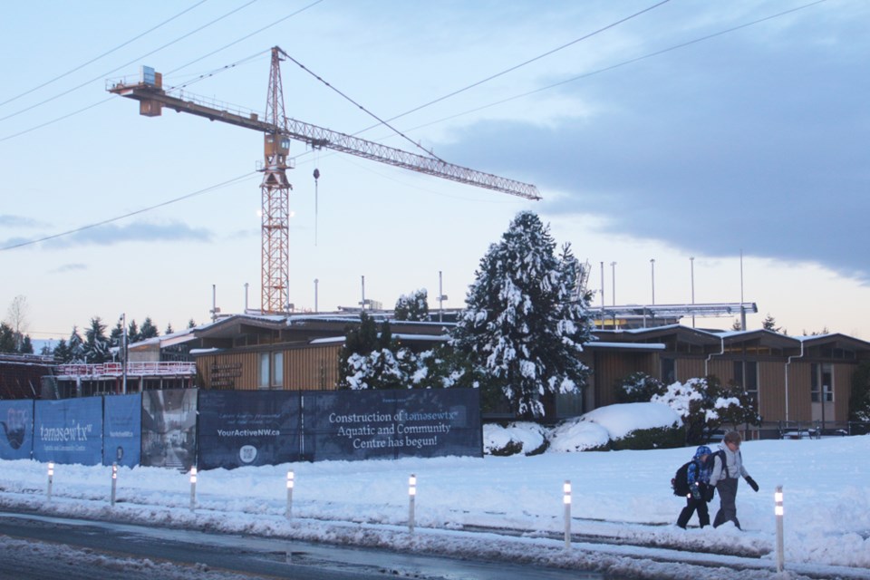 New Westminster kids headed off to school Wednesday morning after learning they wouldn't have a snow day. School District 40 announced early in the morning that school was in session for Nov. 30.