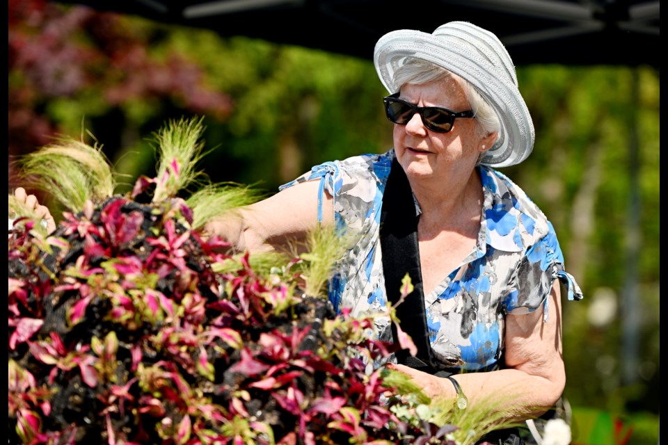 Floral sculptures were a main feature of the Burnaby Blooms festival.