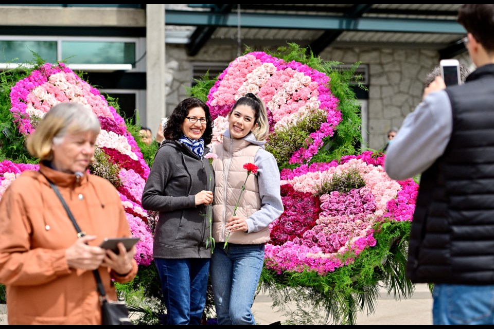 Burnaby Blooms festival outside of the Shadbolt Centre for the Arts in 2022.