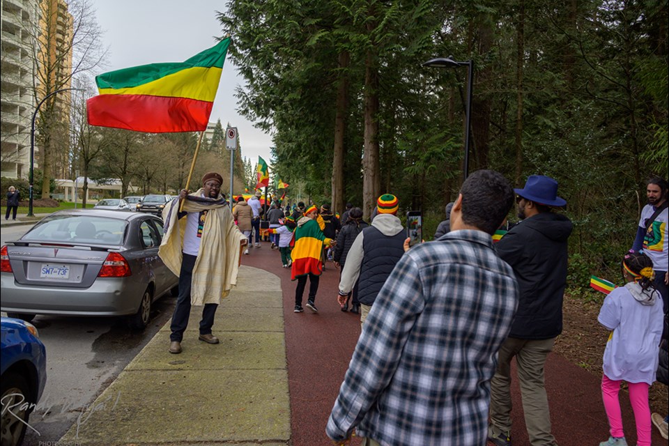 The third annual Black History Walk through Burnaby brought dozens to Central Park on March 2, 2024, to recognize Black History Month and honour former local politician Rosemary Brown.