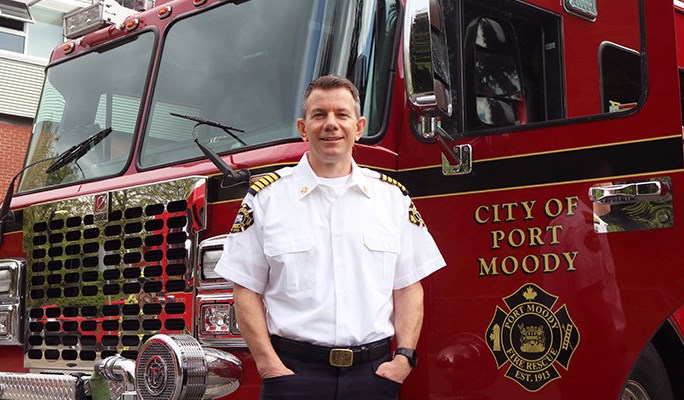 Deputy fire Chief Darcey O'Riordan is leaving the Burnaby Fire Department after 26 years to become chief of Port Moody Fire Rescue next month.