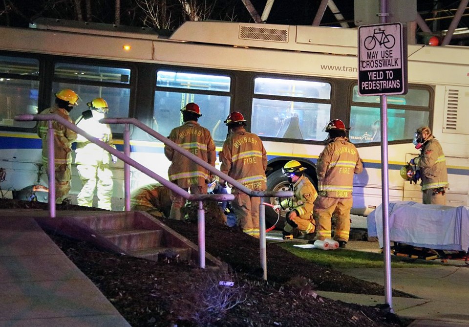 pedestrian bus collision