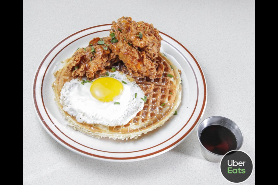 Chicken and waffles is on the menu at the newly opened Waffle House Diner.