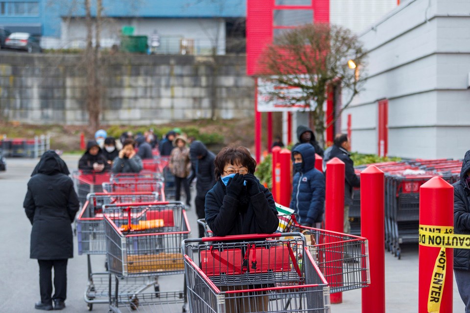 Costco lineup