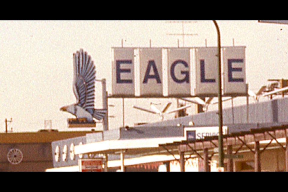 The City of Burnaby plans to preserve the Eagle Ford neon sign as a civic heritage landmark.