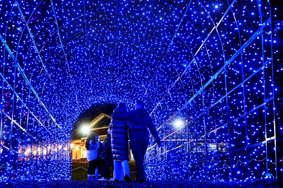 Massive light displays bring the wow factor to Burnaby Village Museum for Heritage Christmas.