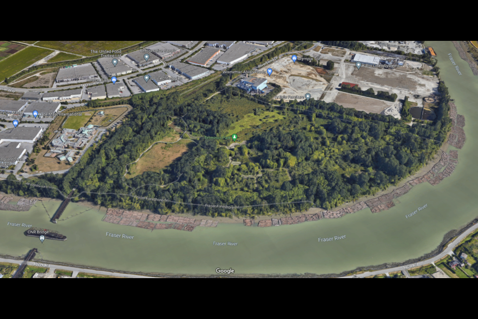 Burnaby residents are opposing a city plan to develop a green waste facility on park land at Fraser Foreshore Park.