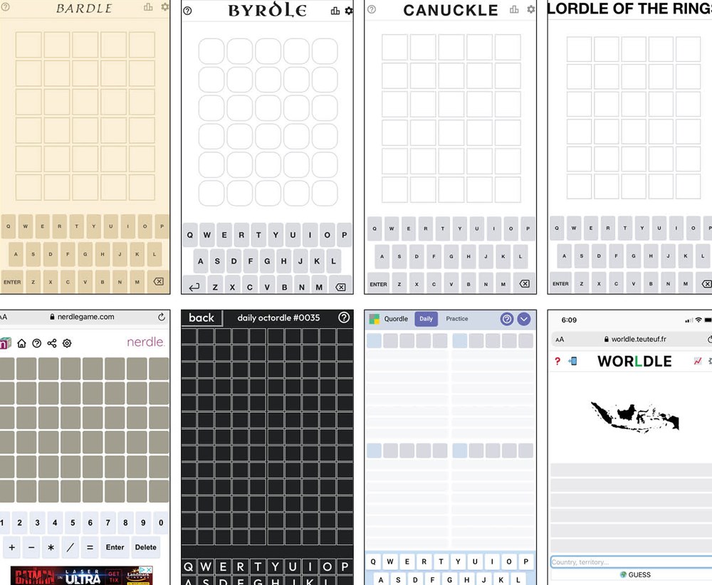 Play 8 simultaneous Wordle puzzles in Octordle