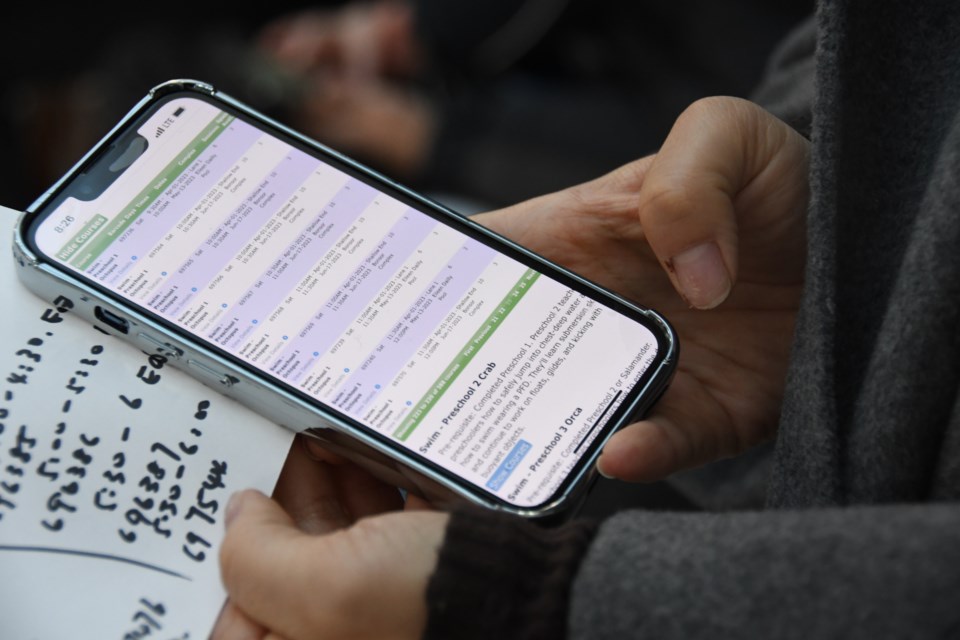 The old registration software, which the city's parks director called 'archaic', has got the boot.