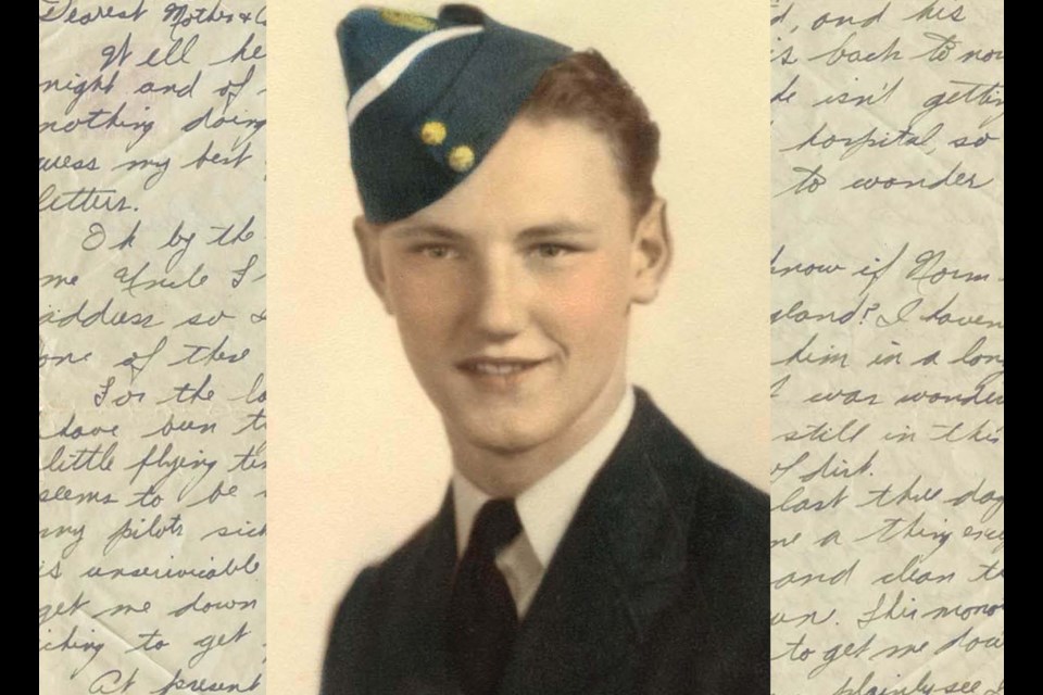 Flight Sgt. Jack Fitzgerald of New Westminster, a Burnaby high school student, was killed in action in August 1944. A letter he wrote to his mother and sister from overseas is returning to New Westminster as part of the Legion National Foundation's Letters Home campaign.