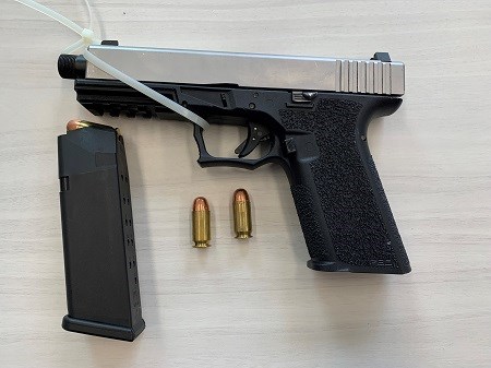Police seized an unregistered, restricted “ghost gun” and ammunition during coordinated drug raids in Burnaby and Vancouver on Sept. 17.
