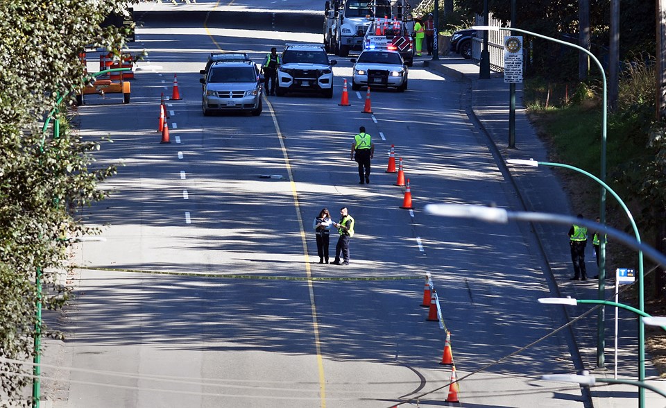 Burnaby RCMP is investigating a deadly crash on North Road Tuesday morning.