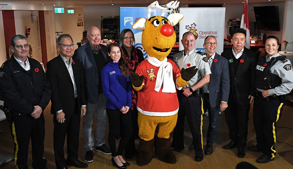 The 2022 Operation Red Nose campaign  launched last week at the North Burnaby Legion Hall. 