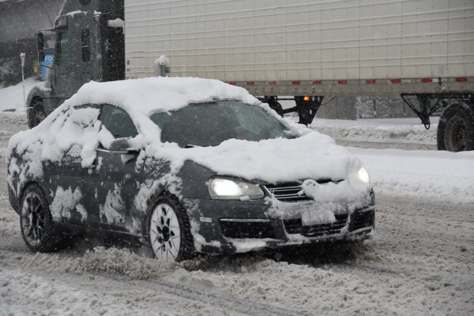 Drivers who don't properly clear their vehicles of snow could be fined, according to Burnaby RCMP.