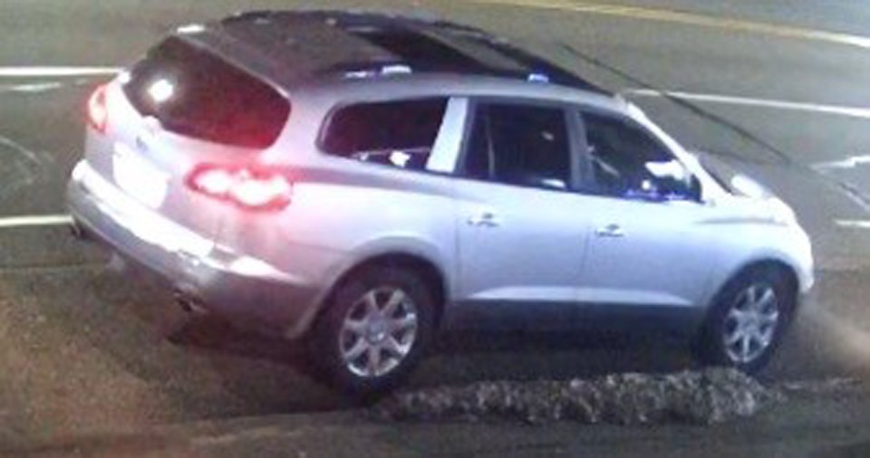 Police have identified a suspect vehicle seen fleeing the scene of a fatal shooting in Burnaby Tuesday.