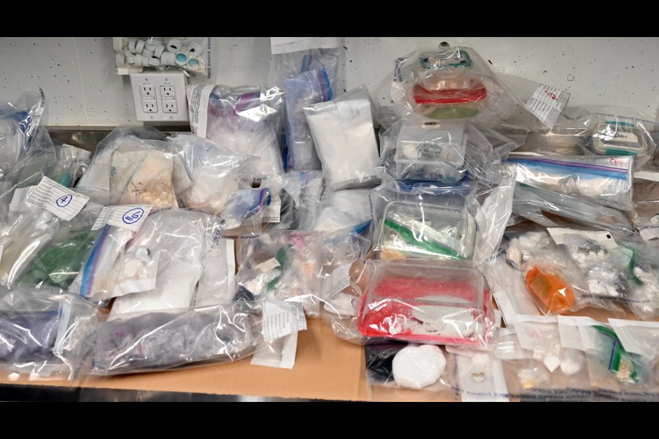 Burnaby RCMP seized drugs, cash and high-end vehicles at a home in West Vancouver last month.