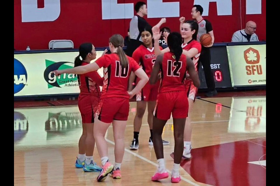 Burnaby Central Wildcats senior girls' basketball team placed second in the 2024 Fraser North regional tournament.