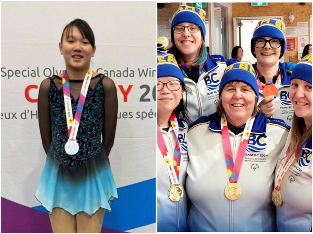 Three medals for Burnaby Special Olympians at 2024 winter games
