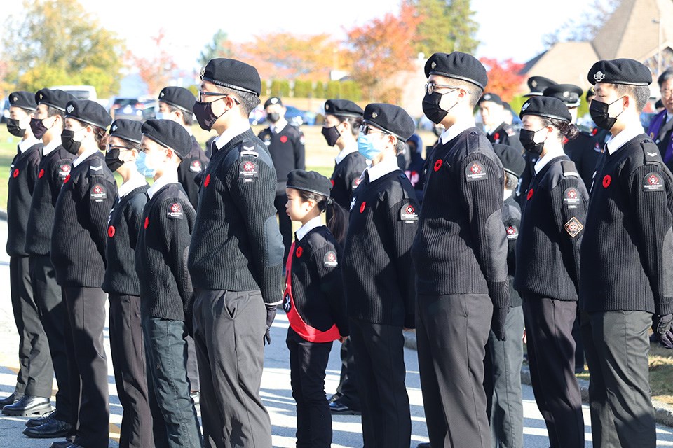 St. John Ambulance Division 389c Florence Burwel Cadents participated in its second annual No Stone Left Alone event on Nov. 5, 2022. 