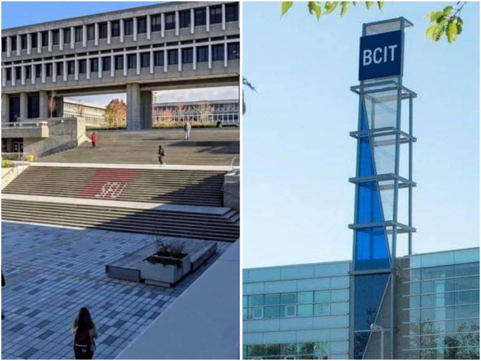 sfu-bcit-gov-funding