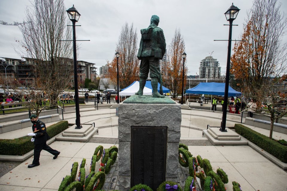 New Westminster’s 2021 Remembrance Day service featured a virtual ceremony that was live streamed to allow community members to honour veterans and their sacrifices in a safe way.