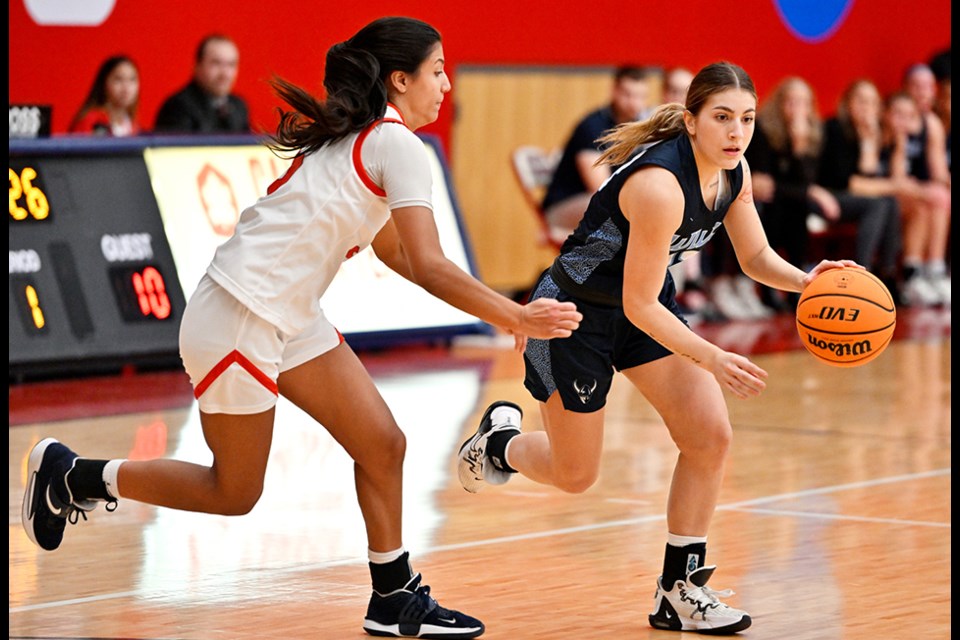 SFU women's basketball vs Western Washington during the Red Leafs' home opener on Dec. 3, 2022. 