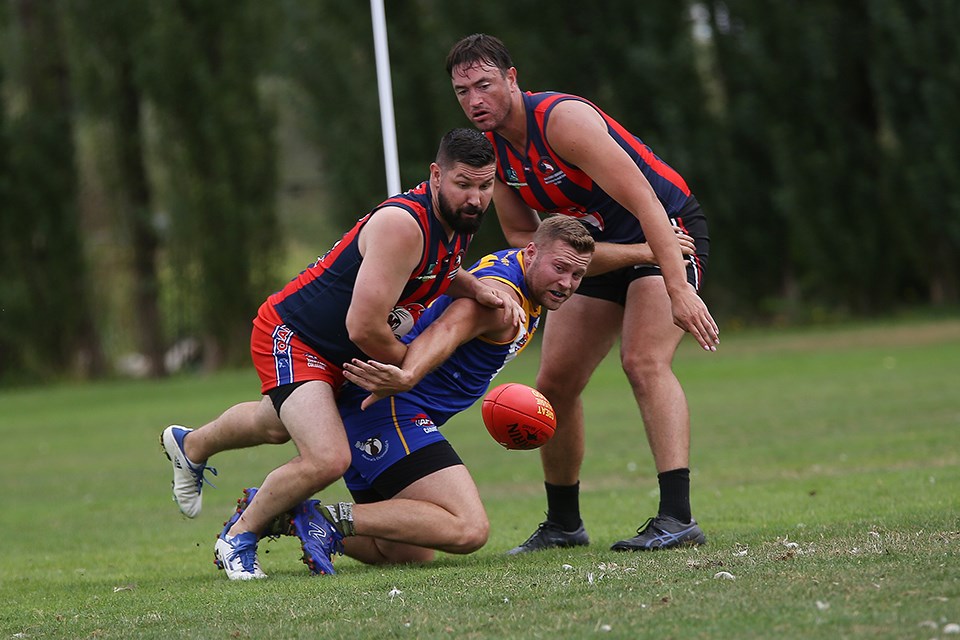 Mens AFL (Australian Football League) at Burnaby Lake during the Canada AFL Cup.