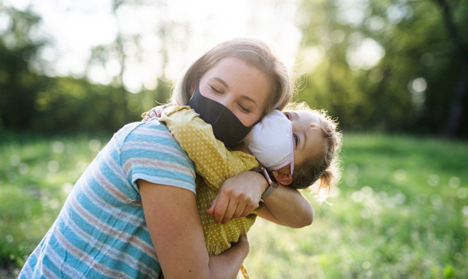 Pandemic parenting Getty