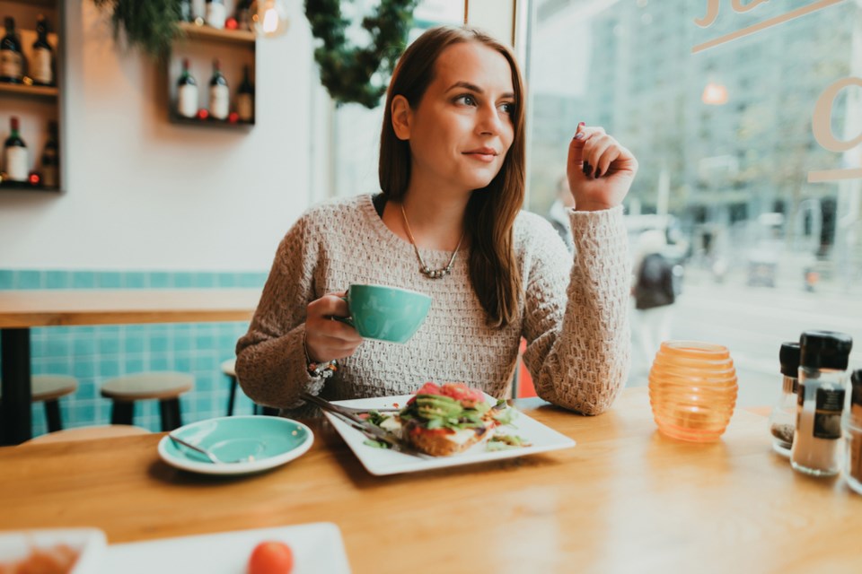 millennial eating avocado toast