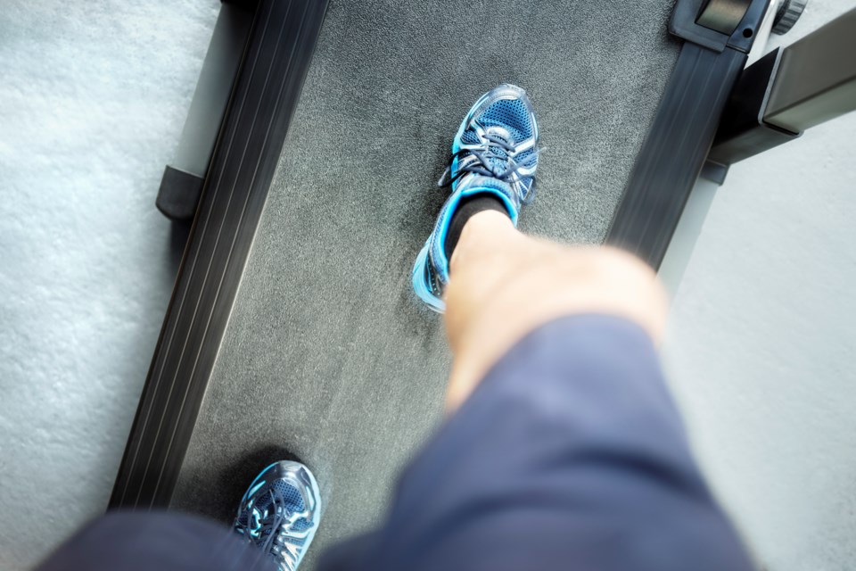 Treadmill walking