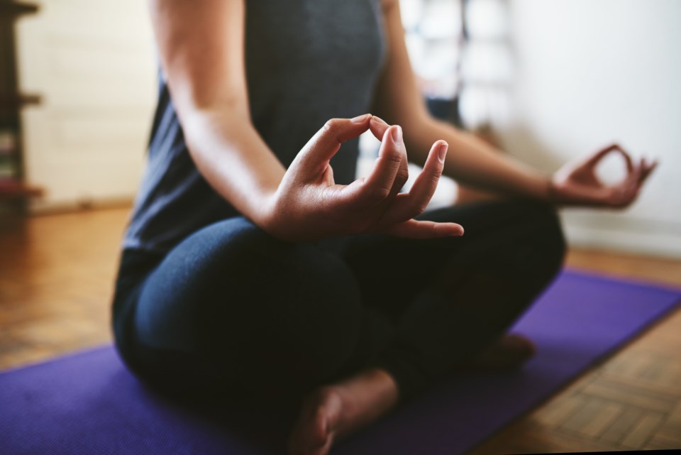 yoga Lotus pose