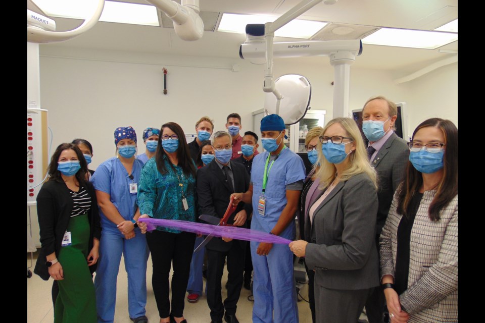 The ribbon is cut as the first Endoscopic Ultrasound Clinic in Waterloo Wellington officially opens at CMH on Tuesday.                              