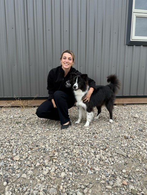 Kortnie Harley, owner and operator of Doggie Stay n’ Play offers a wedding attendant service for couples who want their dog to attend their wedding. 