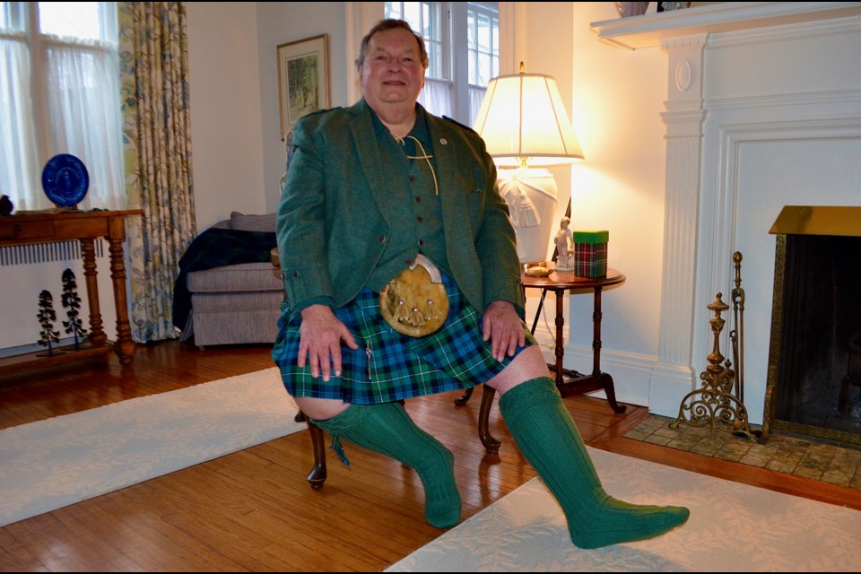 Dr. Jay Baker has been celebrating Robbie Burns Day since he was a child and hosting Burns Suppers at his home for more than two decades
