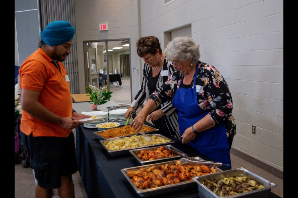 The Cambridge Neighbourhood Table hosted its first meal on June 16.
