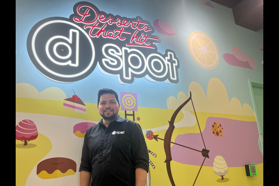 Arman Manasiya is excited to be a part of the Cambridge business community as the owner of D-Spot Desserts on Hespeler Road.